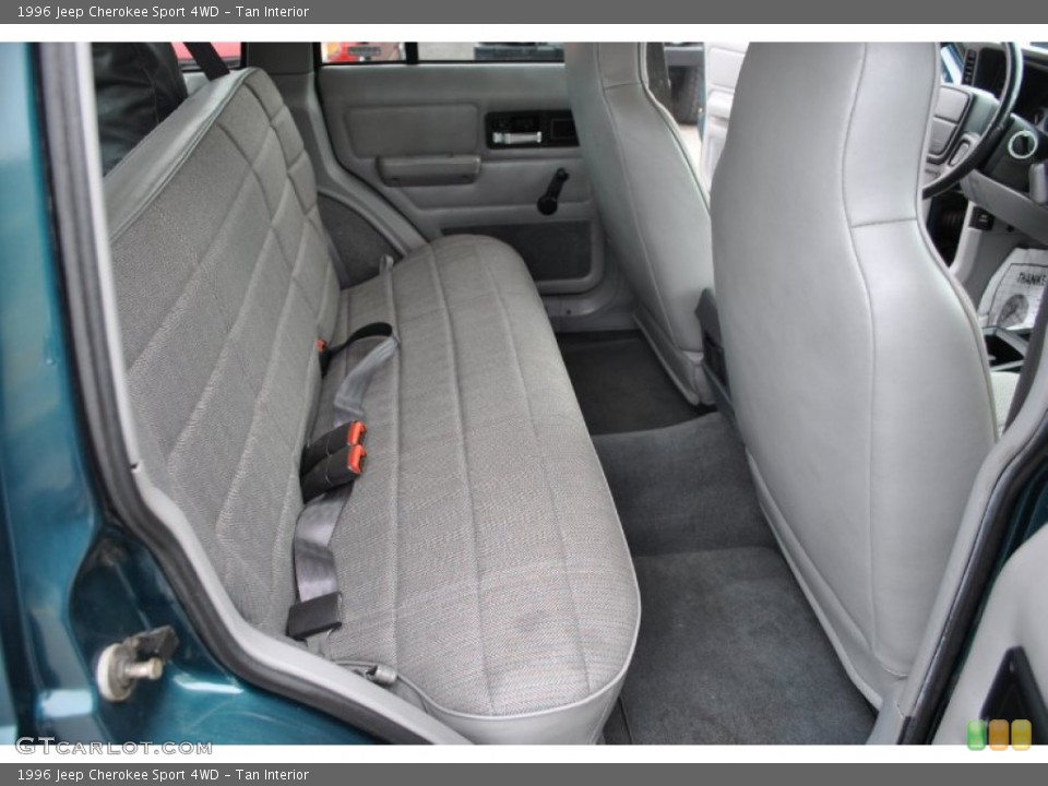 Tan Interior Photo For The 1996 Jeep Cherokee Sport 4wd