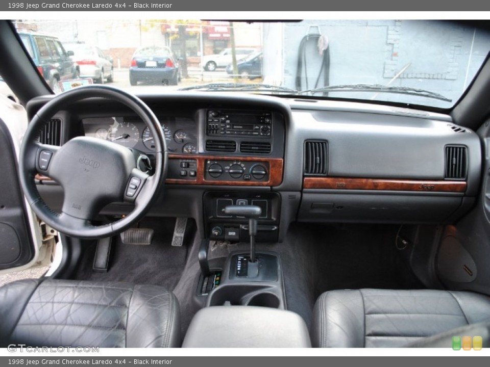 Black Interior Dashboard for the 1998 Jeep Grand Cherokee Laredo 4x4 #57936479
