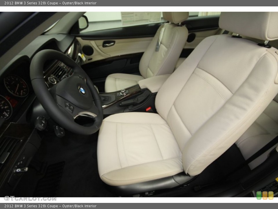 Oyster/Black Interior Photo for the 2012 BMW 3 Series 328i Coupe #57939391