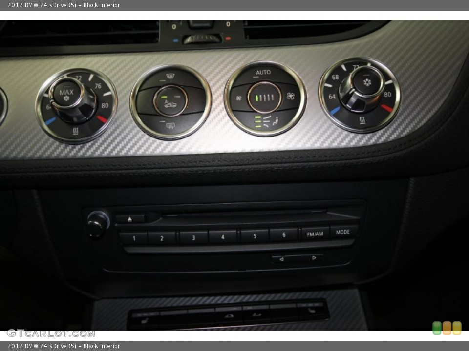 Black Interior Controls for the 2012 BMW Z4 sDrive35i #57939894