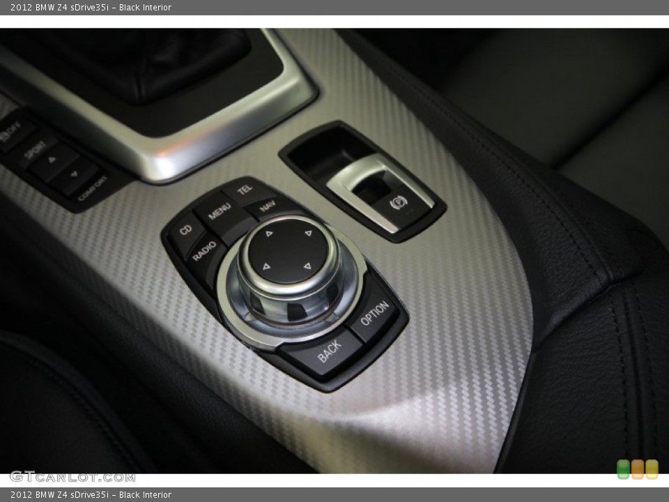 Black Interior Controls for the 2012 BMW Z4 sDrive35i #57939924