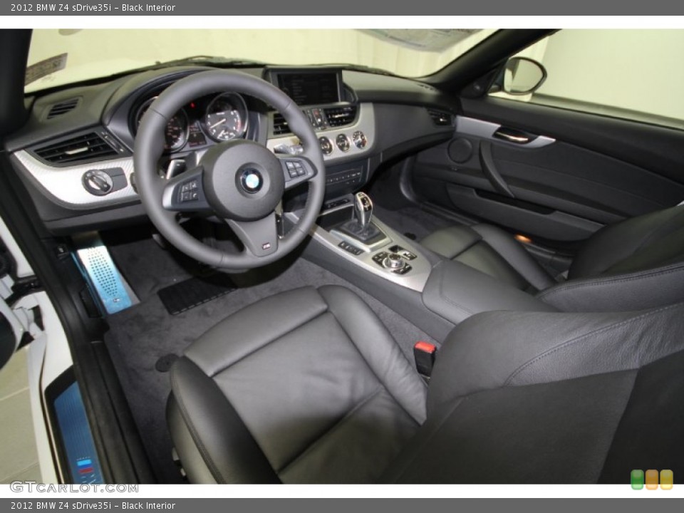Black Interior Prime Interior for the 2012 BMW Z4 sDrive35i #57939969