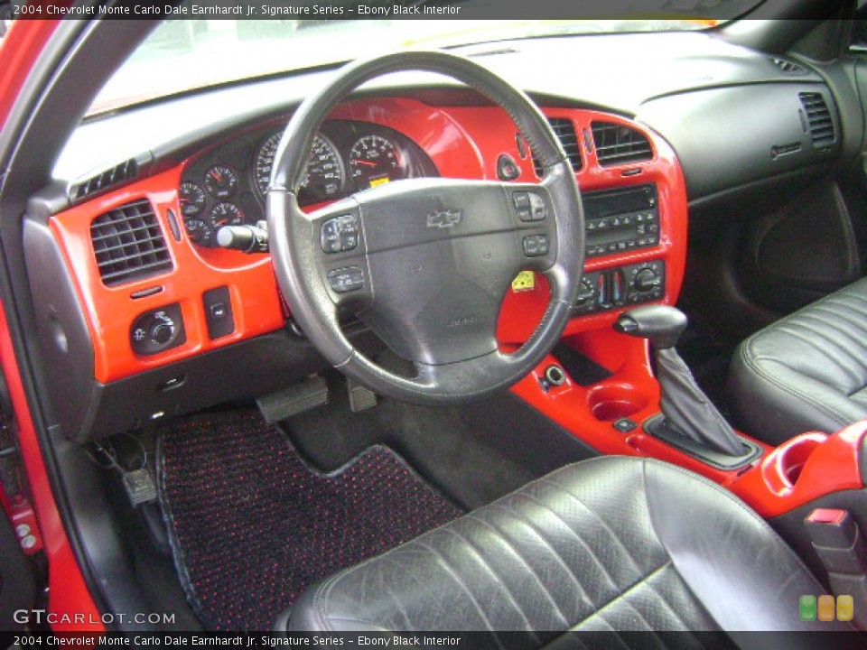 Ebony Black Interior Dashboard for the 2004 Chevrolet Monte Carlo Dale Earnhardt Jr. Signature Series #57942240
