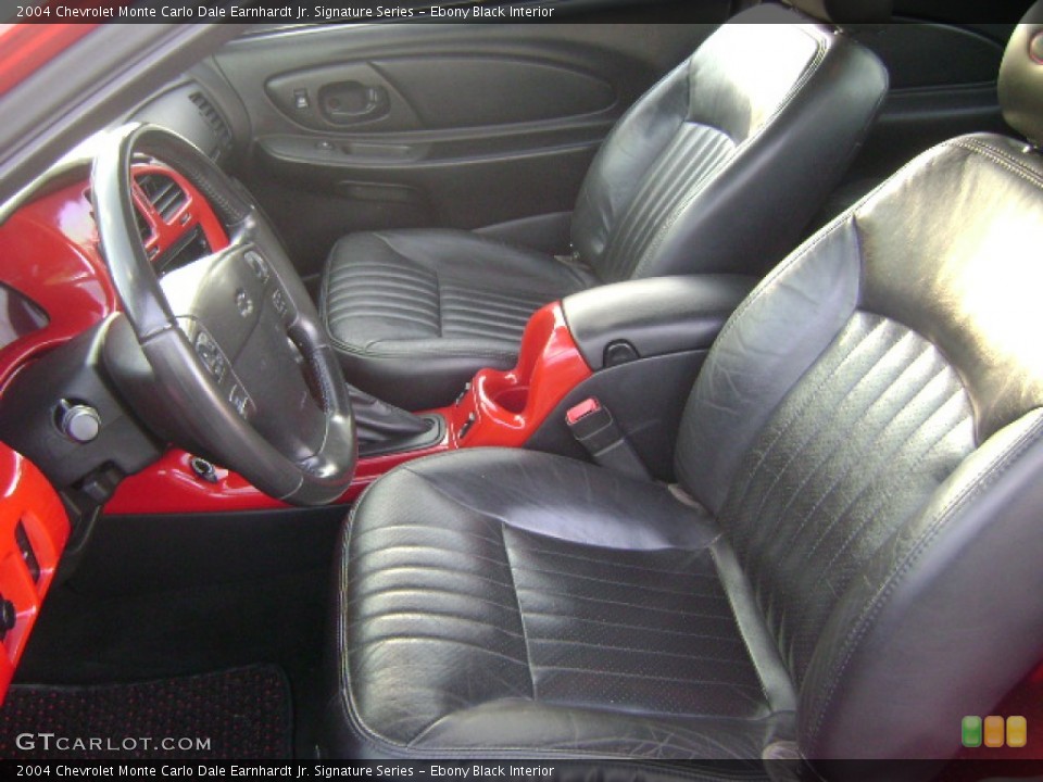 Ebony Black Interior Photo for the 2004 Chevrolet Monte Carlo Dale Earnhardt Jr. Signature Series #57942246