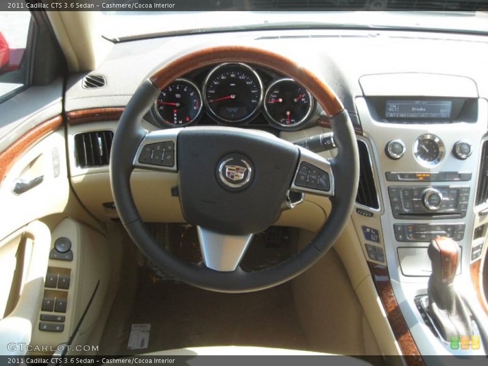 Cashmere/Cocoa Interior Dashboard for the 2011 Cadillac CTS 3.6 Sedan #57942792