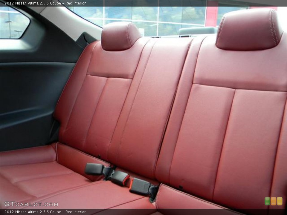 Red Interior Photo for the 2012 Nissan Altima 2.5 S Coupe #57948327