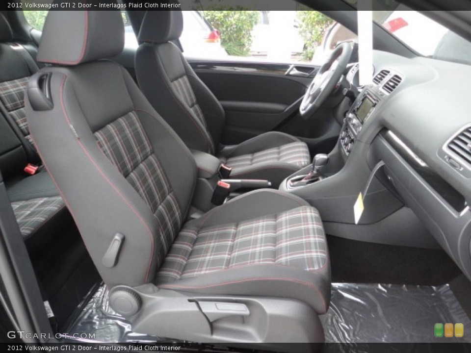 Interlagos Plaid Cloth Interior Photo for the 2012 Volkswagen GTI 2 Door #57948480
