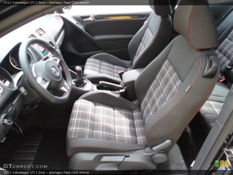 Interlagos Plaid Cloth Interior Photo for the 2012 Volkswagen GTI 2 Door #57949116