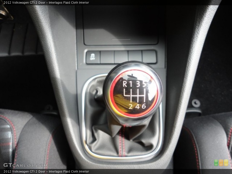Interlagos Plaid Cloth Interior Transmission for the 2012 Volkswagen GTI 2 Door #57949206