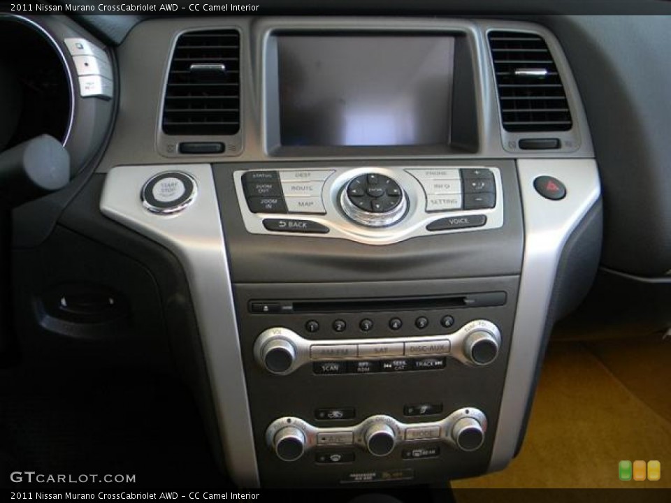 CC Camel Interior Controls for the 2011 Nissan Murano CrossCabriolet AWD #57951450