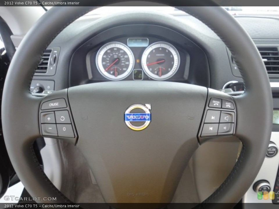 Calcite/Umbra Interior Steering Wheel for the 2012 Volvo C70 T5 #57954075
