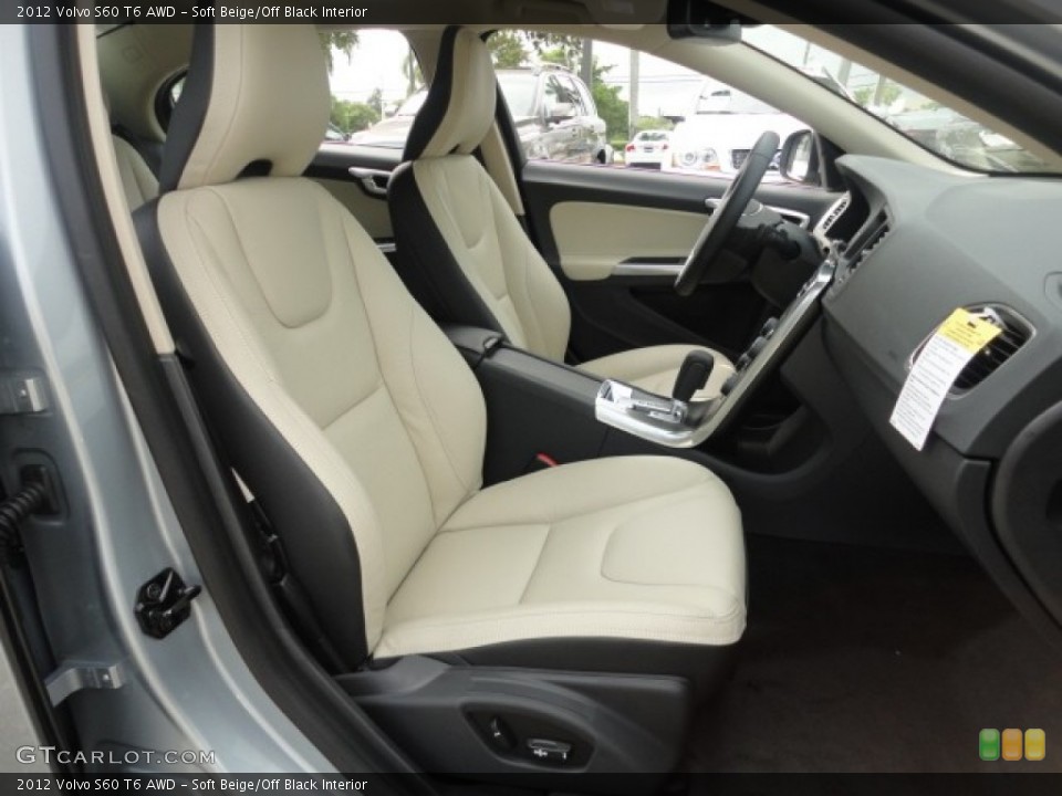 Soft Beige/Off Black Interior Photo for the 2012 Volvo S60 T6 AWD #57954694