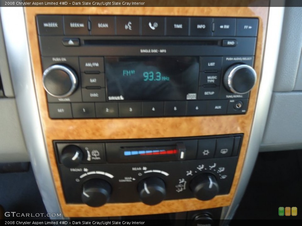 Dark Slate Gray/Light Slate Gray Interior Audio System for the 2008 Chrysler Aspen Limited 4WD #57954871