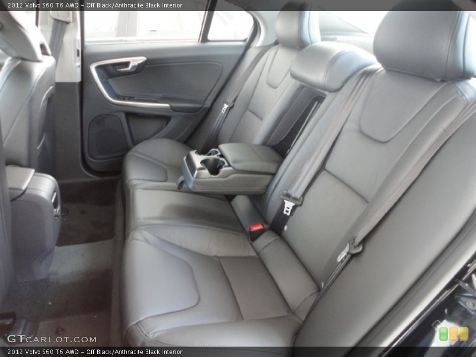 Off Black/Anthracite Black Interior Photo for the 2012 Volvo S60 T6 AWD #57956701
