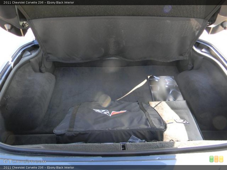 Ebony Black Interior Trunk for the 2011 Chevrolet Corvette Z06 #57957063