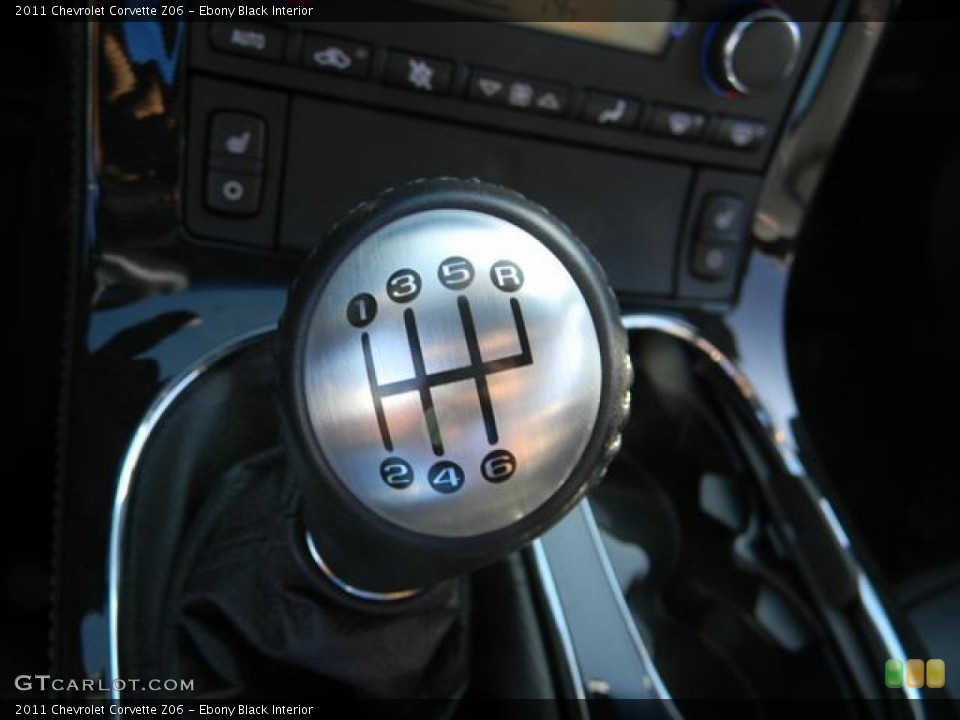 Ebony Black Interior Transmission for the 2011 Chevrolet Corvette Z06 #57957274