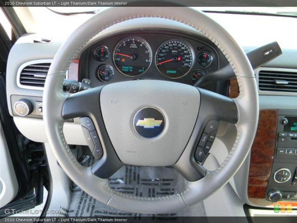 Light Titanium/Dark Titanium Interior Steering Wheel for the 2010 Chevrolet Suburban LT #57957913