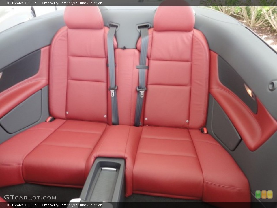 Cranberry Leather/Off Black Interior Photo for the 2011 Volvo C70 T5 #57959989
