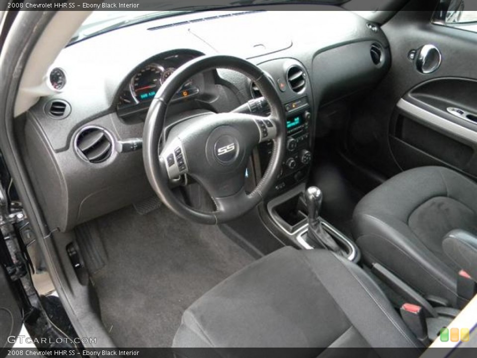 Ebony Black Interior Prime Interior for the 2008 Chevrolet HHR SS #57961855