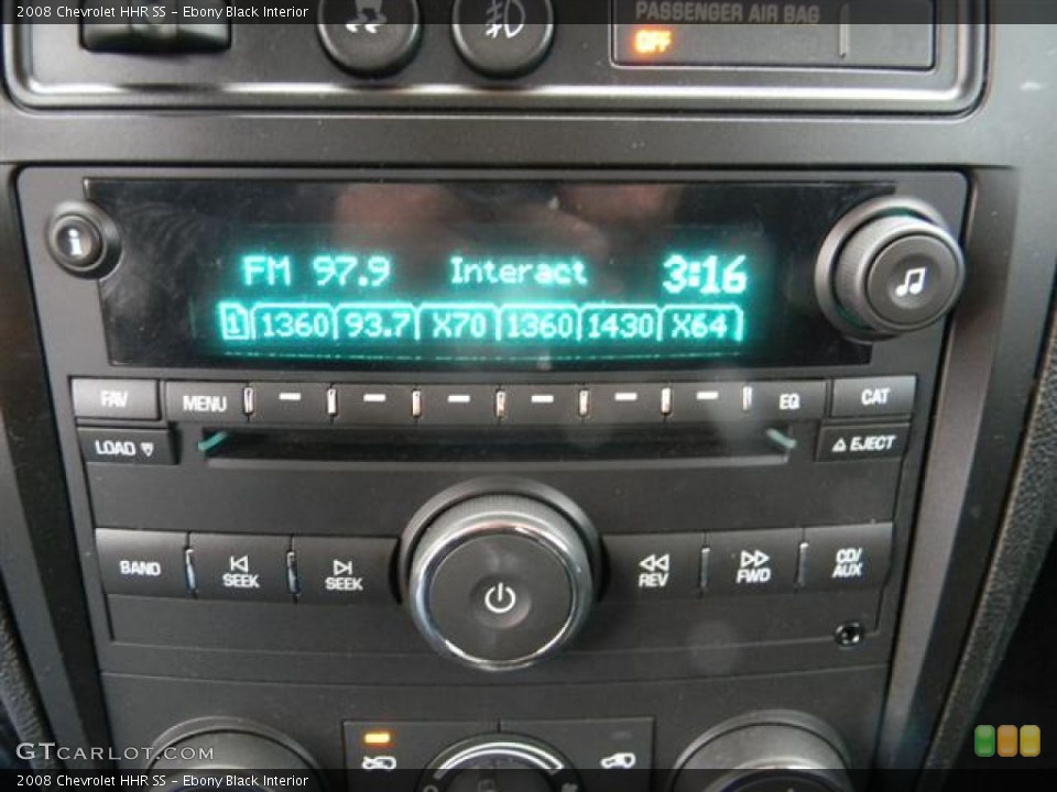 Ebony Black Interior Audio System for the 2008 Chevrolet HHR SS #57961912