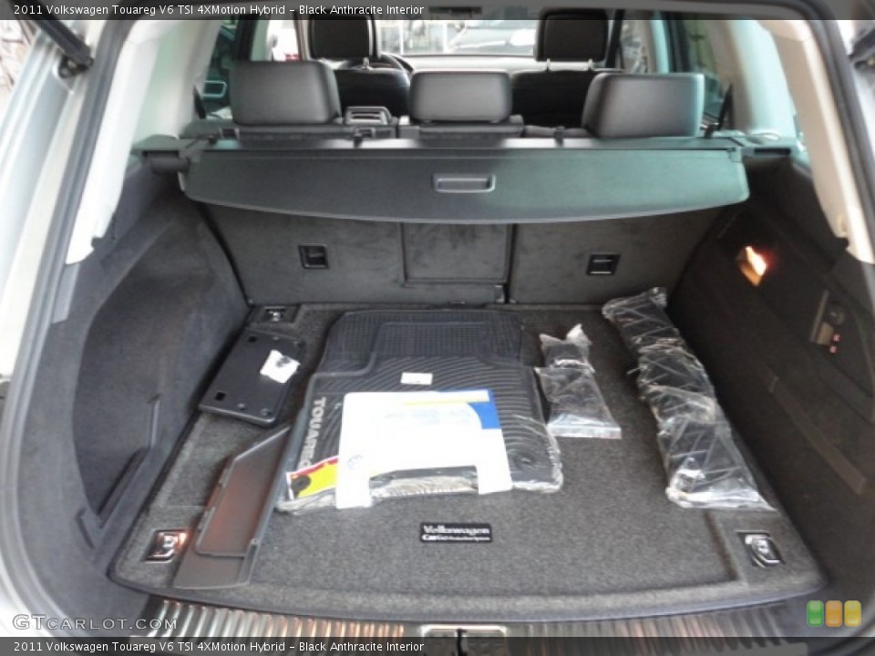 Black Anthracite Interior Trunk for the 2011 Volkswagen Touareg V6 TSI 4XMotion Hybrid #57962507