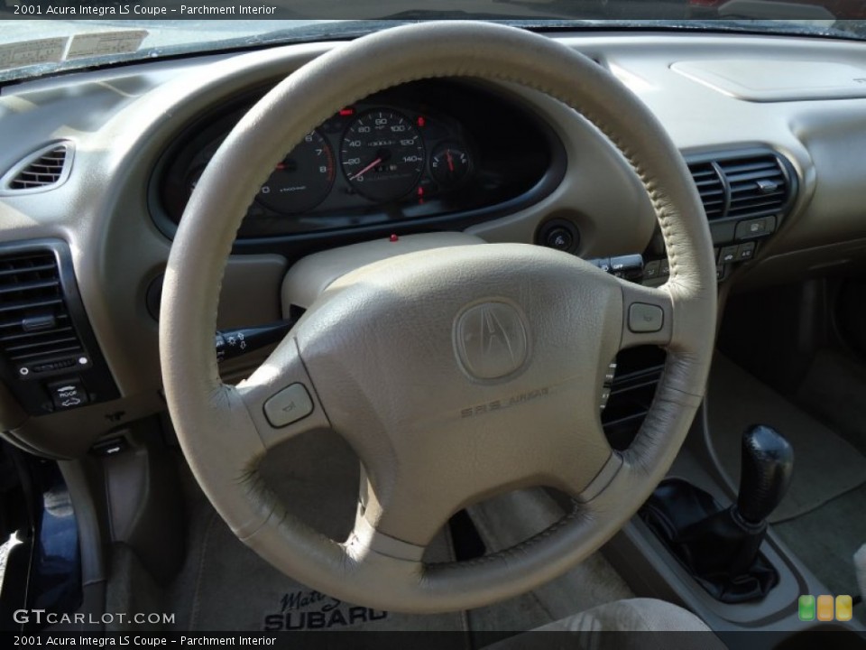 Parchment Interior Steering Wheel for the 2001 Acura Integra LS Coupe #57962726