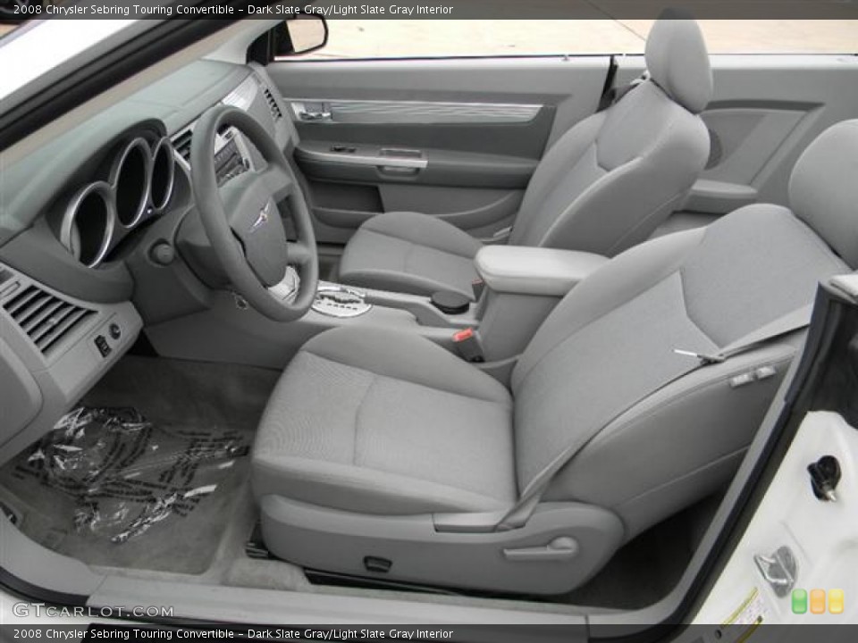 Dark Slate Gray/Light Slate Gray Interior Photo for the 2008 Chrysler Sebring Touring Convertible #57962837