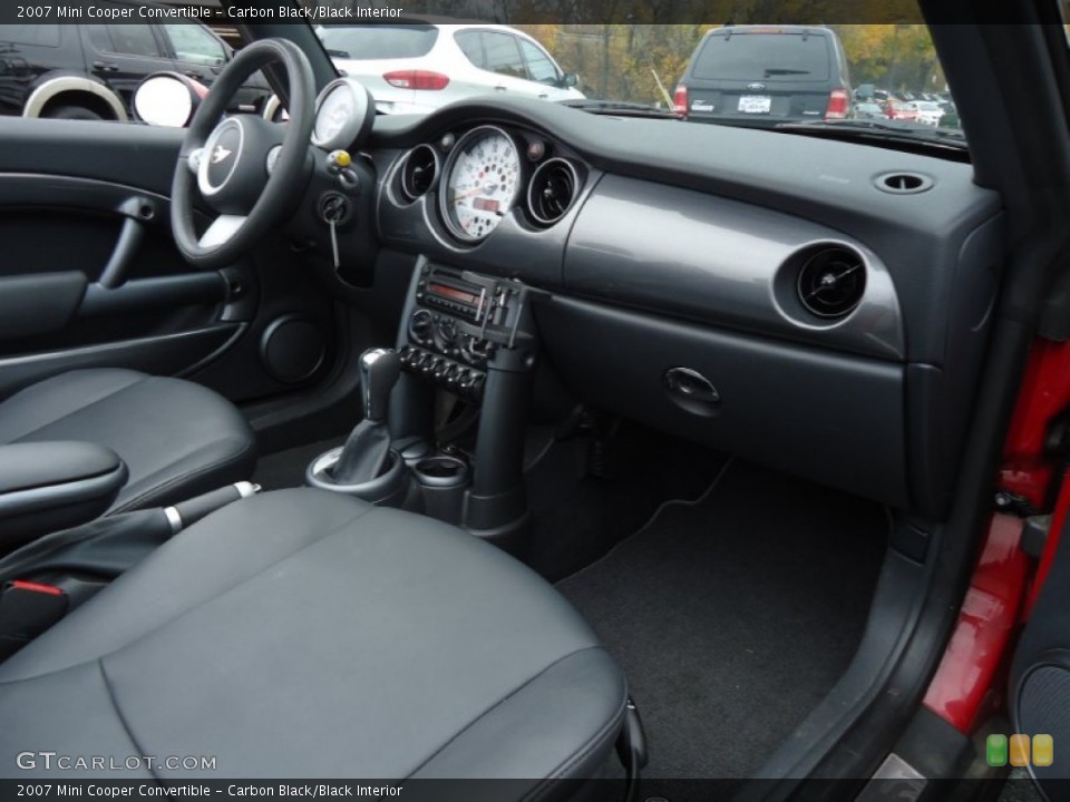 Carbon Black/Black Interior Dashboard for the 2007 Mini Cooper Convertible #57963381