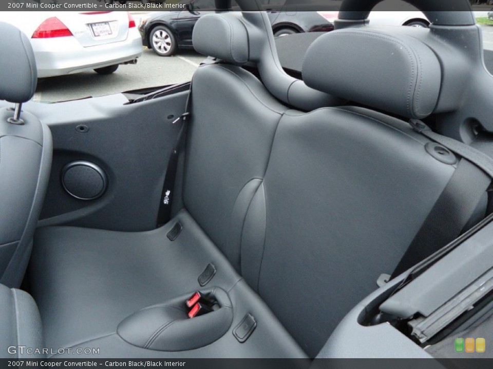Carbon Black/Black Interior Photo for the 2007 Mini Cooper Convertible #57963459
