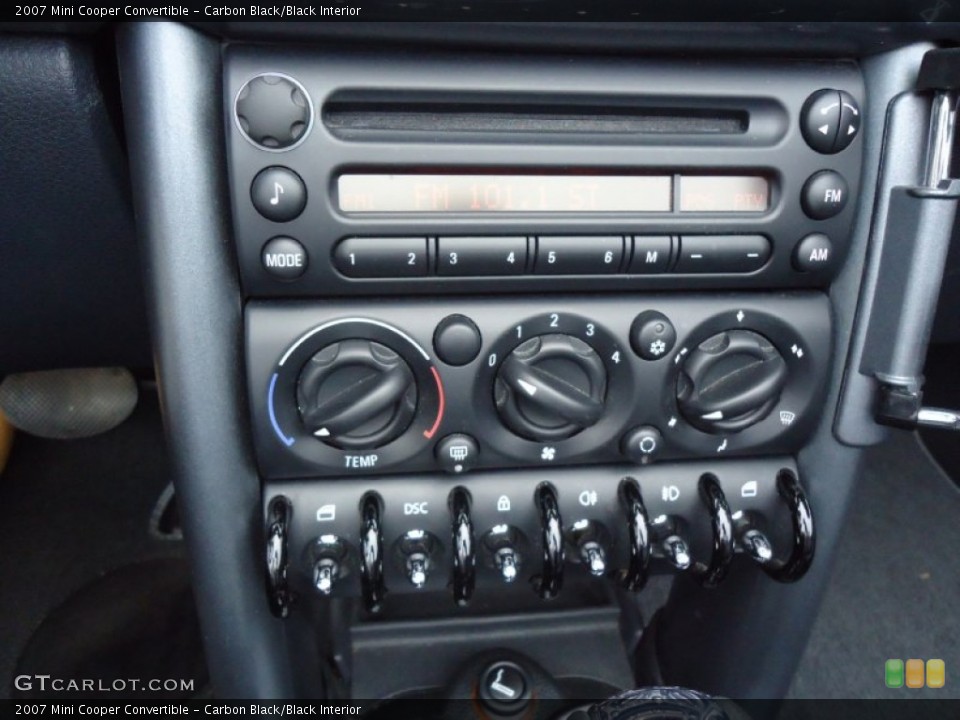 Carbon Black/Black Interior Controls for the 2007 Mini Cooper Convertible #57963504