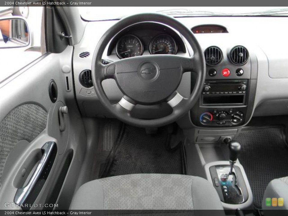 Gray Interior Dashboard for the 2004 Chevrolet Aveo LS Hatchback #57965561