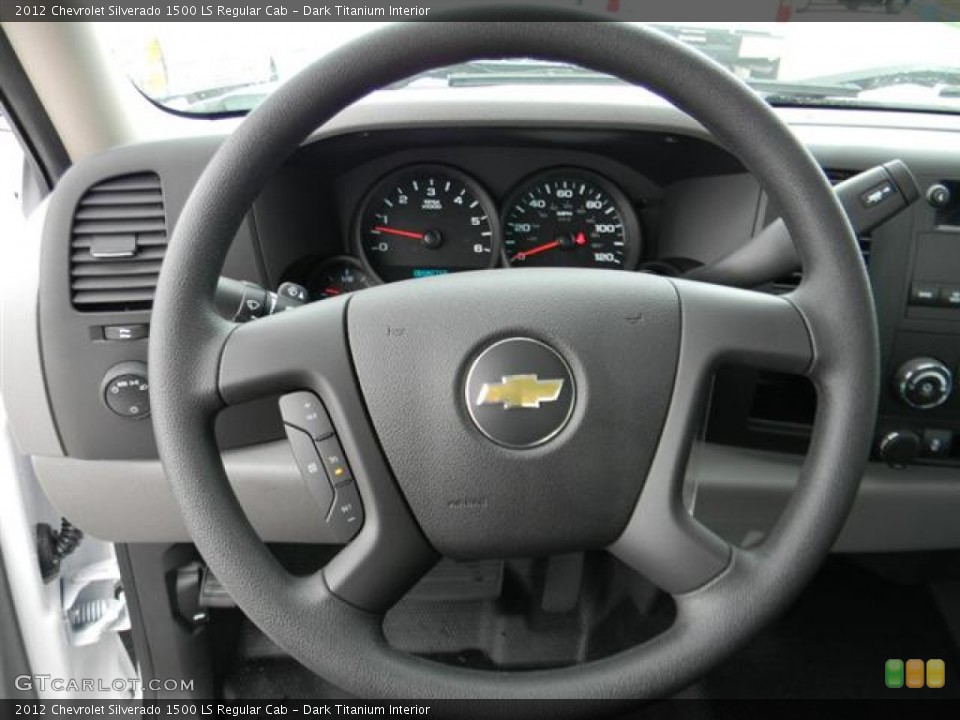 Dark Titanium Interior Steering Wheel for the 2012 Chevrolet Silverado 1500 LS Regular Cab #57966284
