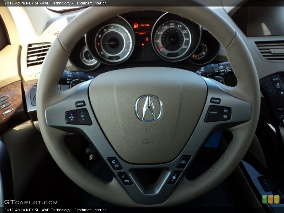 Parchment Interior Steering Wheel for the 2012 Acura MDX SH-AWD Technology #57968881