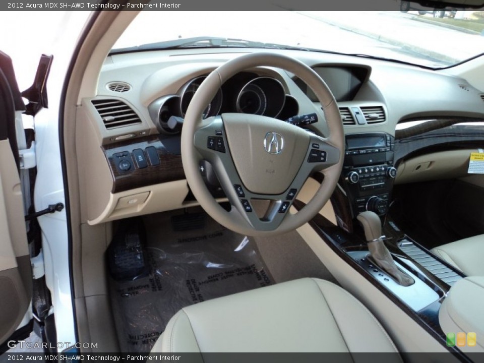 Parchment Interior Dashboard for the 2012 Acura MDX SH-AWD Technology #57968902