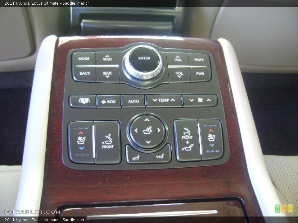 Saddle Interior Controls for the 2011 Hyundai Equus Ultimate #57970259