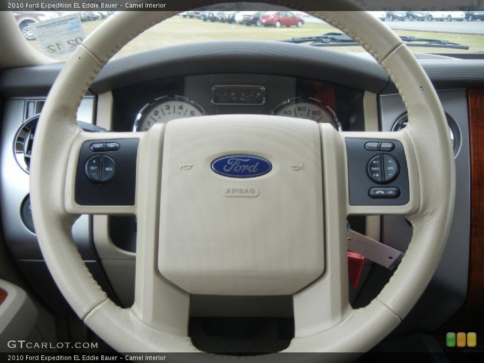 Camel Interior Steering Wheel for the 2010 Ford Expedition EL Eddie Bauer #57972202