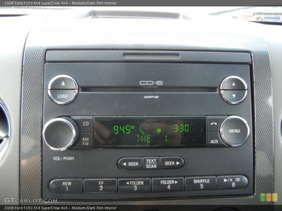 Medium/Dark Flint Interior Audio System for the 2008 Ford F150 FX4 SuperCrew 4x4 #57973958