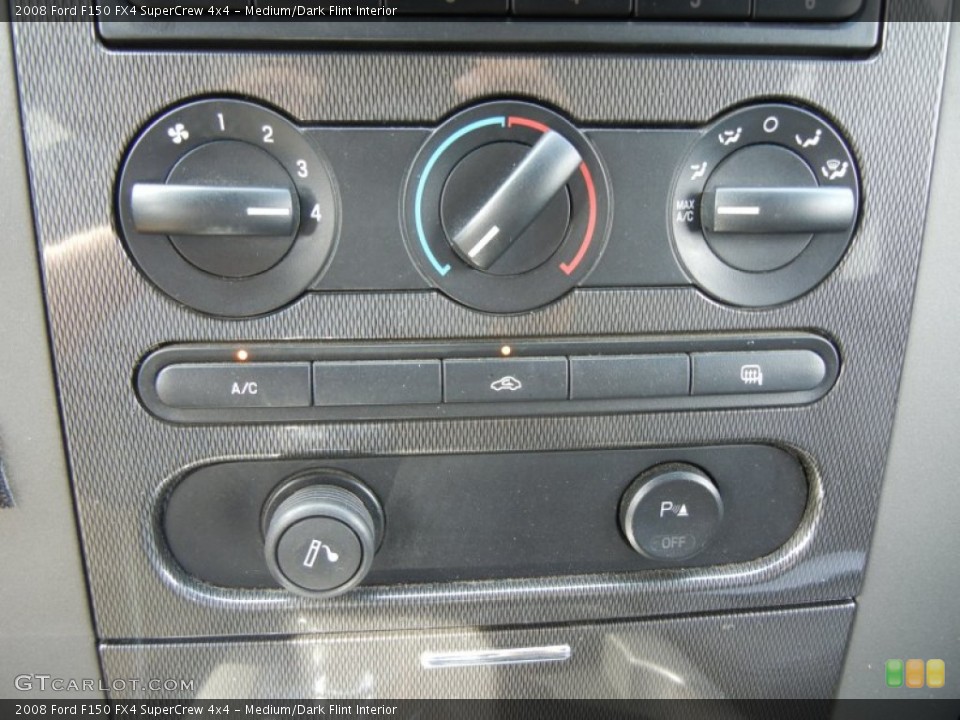 Medium/Dark Flint Interior Controls for the 2008 Ford F150 FX4 SuperCrew 4x4 #57973967