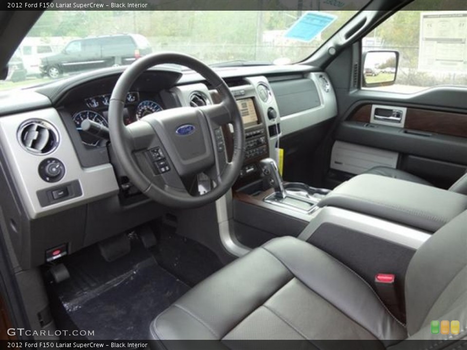 Black Interior Photo for the 2012 Ford F150 Lariat SuperCrew #57976544