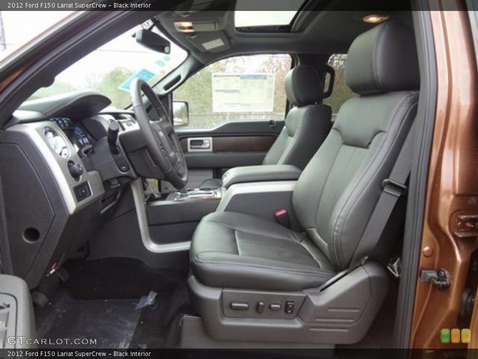 Black Interior Photo for the 2012 Ford F150 Lariat SuperCrew #57976553