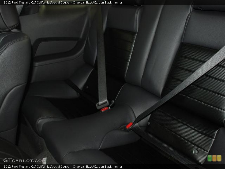 Charcoal Black/Carbon Black Interior Photo for the 2012 Ford Mustang C/S California Special Coupe #57977324