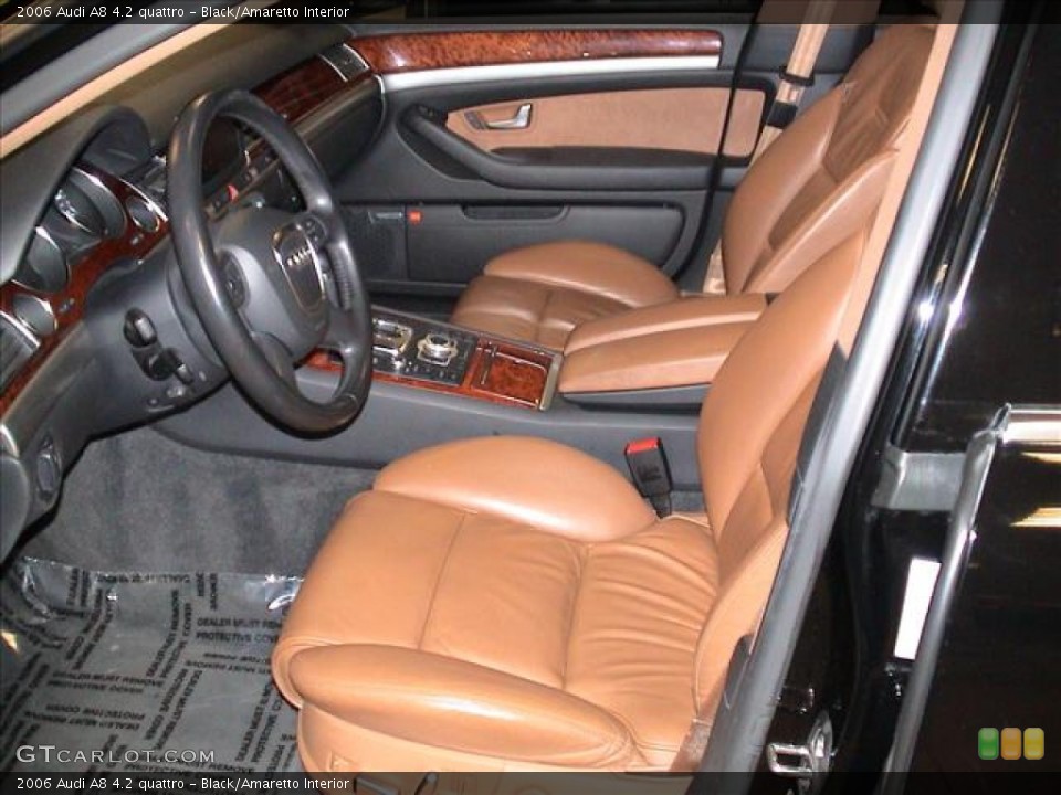 Black/Amaretto Interior Photo for the 2006 Audi A8 4.2 quattro #57977837