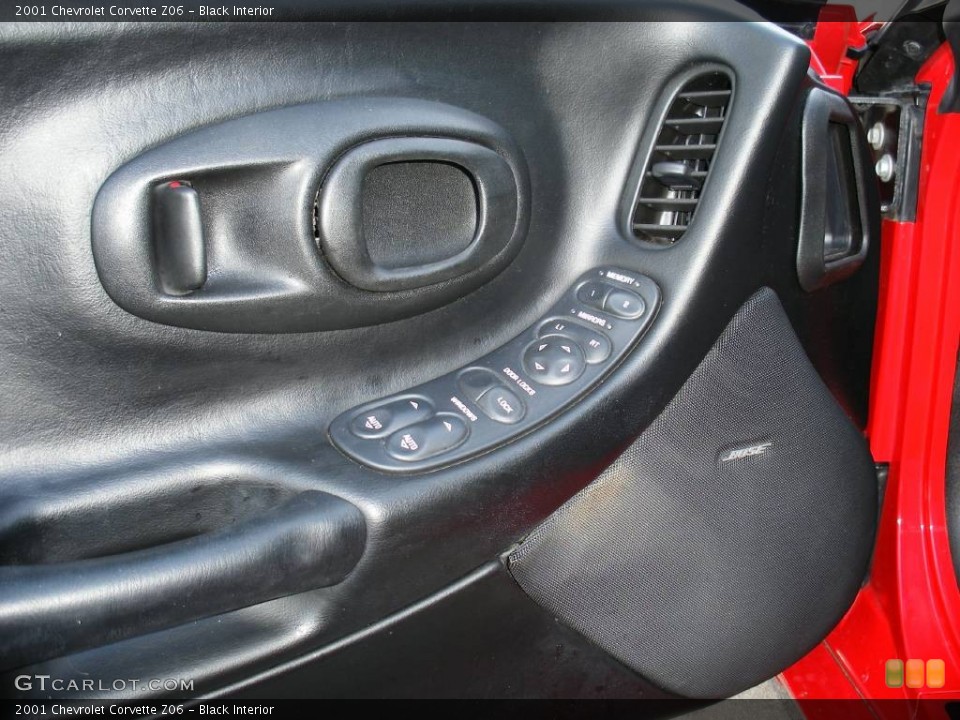 Black Interior Controls for the 2001 Chevrolet Corvette Z06 #57978317