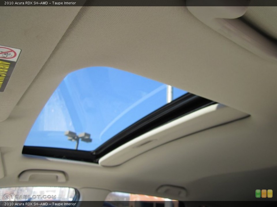 Taupe Interior Sunroof for the 2010 Acura RDX SH-AWD #57979085