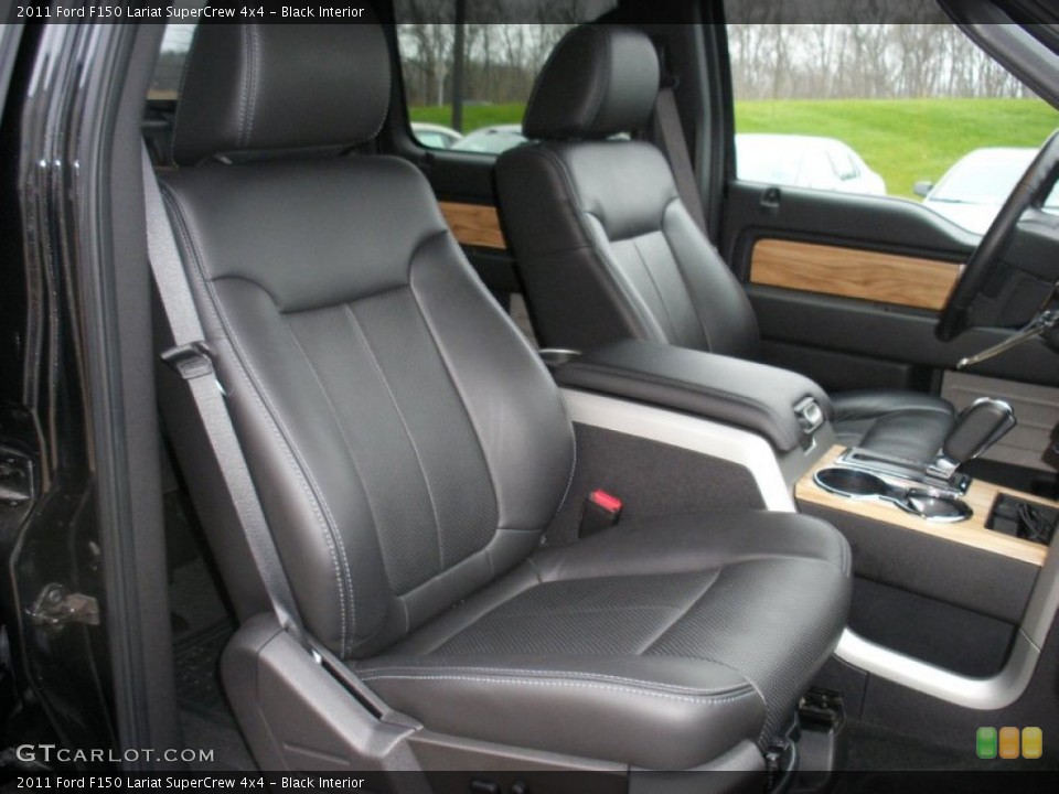 Black Interior Photo for the 2011 Ford F150 Lariat SuperCrew 4x4 #57981602