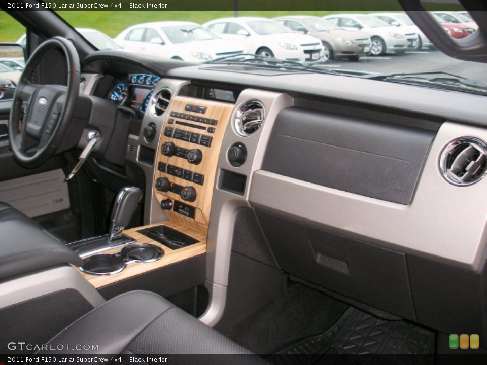 Black Interior Dashboard for the 2011 Ford F150 Lariat SuperCrew 4x4 #57981657