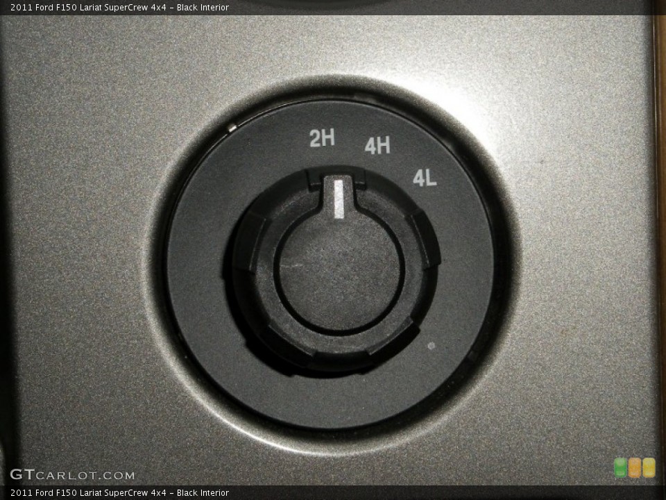 Black Interior Controls for the 2011 Ford F150 Lariat SuperCrew 4x4 #57981743