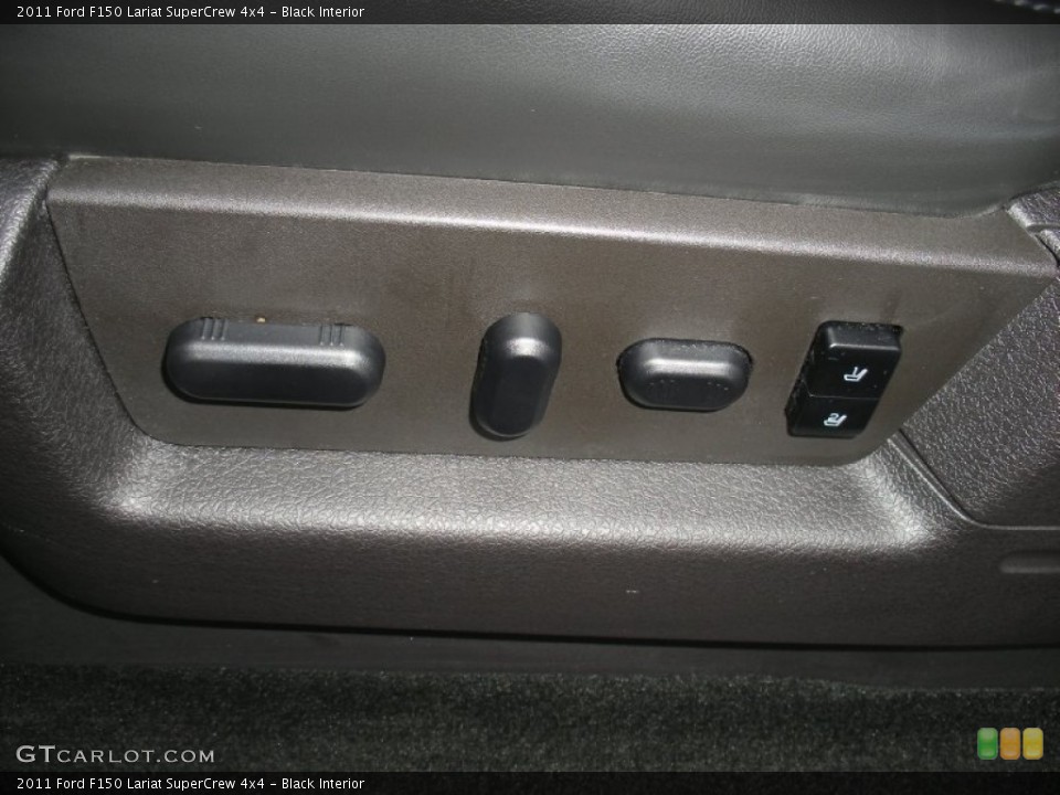Black Interior Controls for the 2011 Ford F150 Lariat SuperCrew 4x4 #57981761