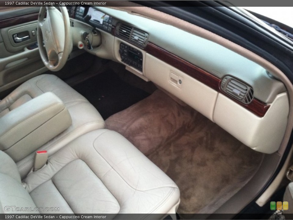 Cappuccino Cream Interior Dashboard for the 1997 Cadillac DeVille Sedan #57982415