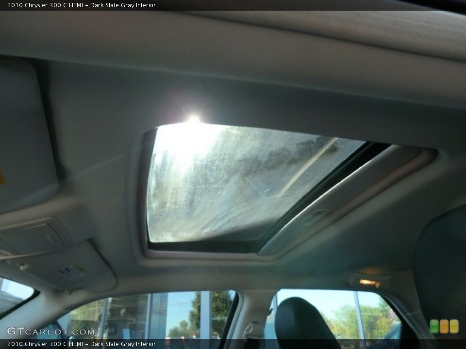 Dark Slate Gray Interior Sunroof for the 2010 Chrysler 300 C HEMI #57982478